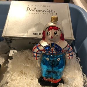 Polonaise Collection Raggedy Andy Ornament